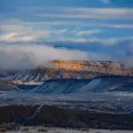 Rangely Mesa Morning light and clouds