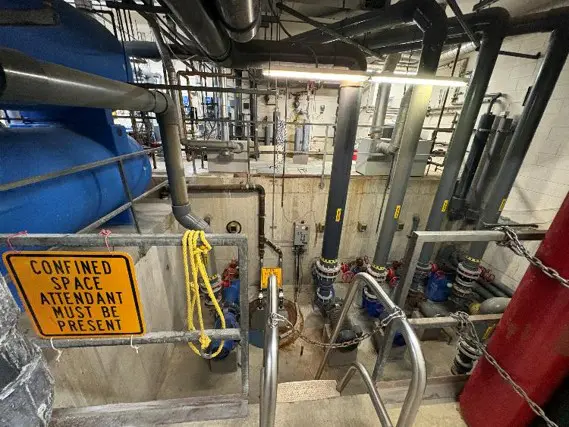 Hazard Alert & Poster: Aquatics Facility Pump Room Confined Space